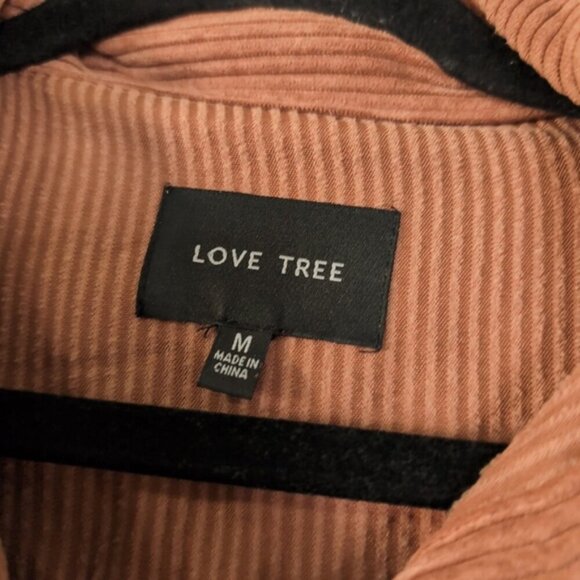 Love Tree Western Country Boho Corduroy Oversized Pocket Shacket Jacket M - Picture 5 of 10